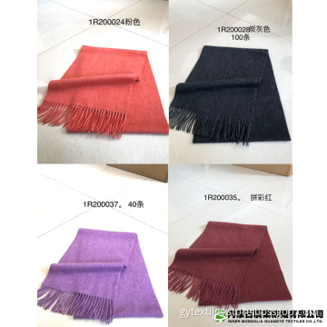 pure cashmere solid scarf-1